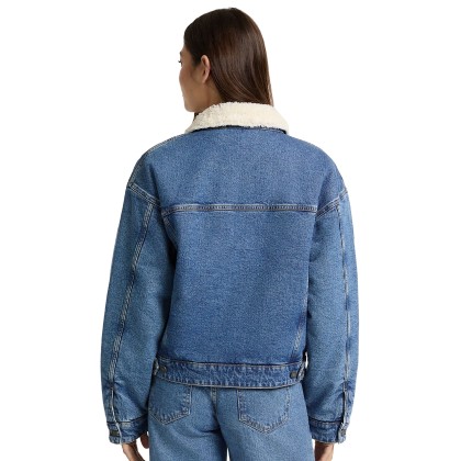 Guess Casaco Oversize Teddy Gj Medium Wash