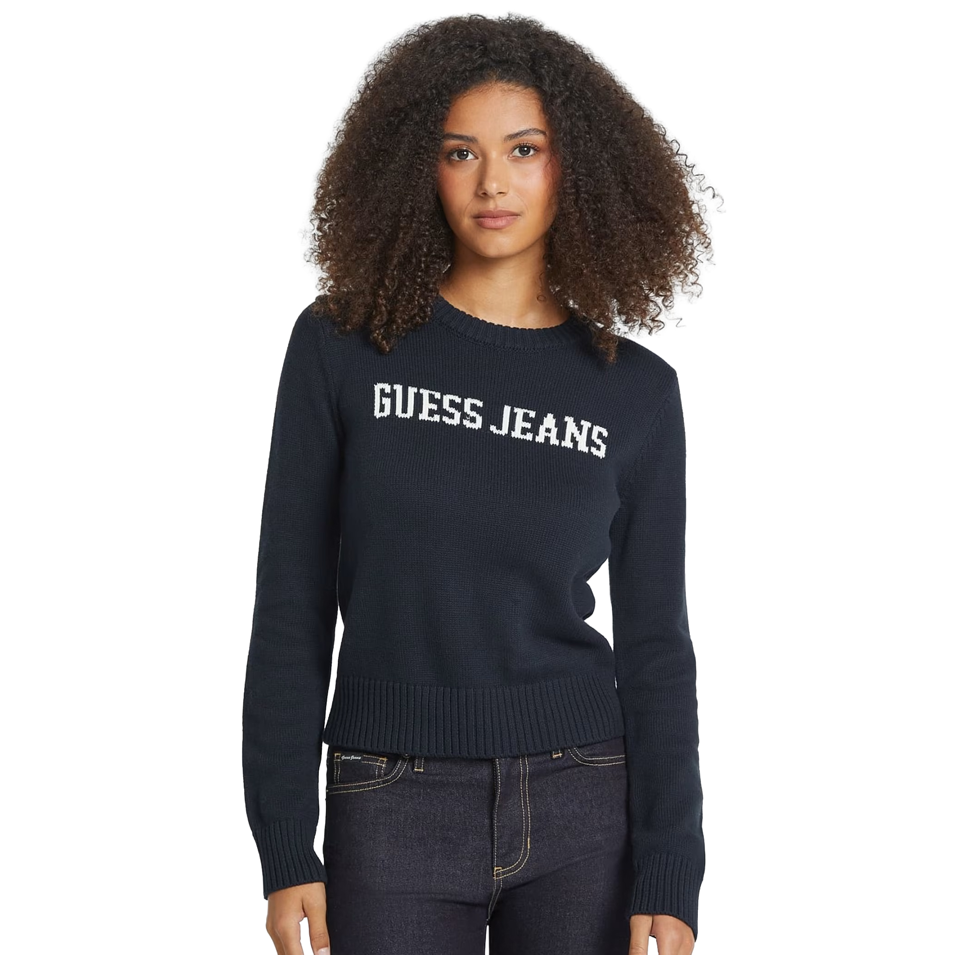 Guess Camisola Cn Gue J Intarsia Daring Ocean