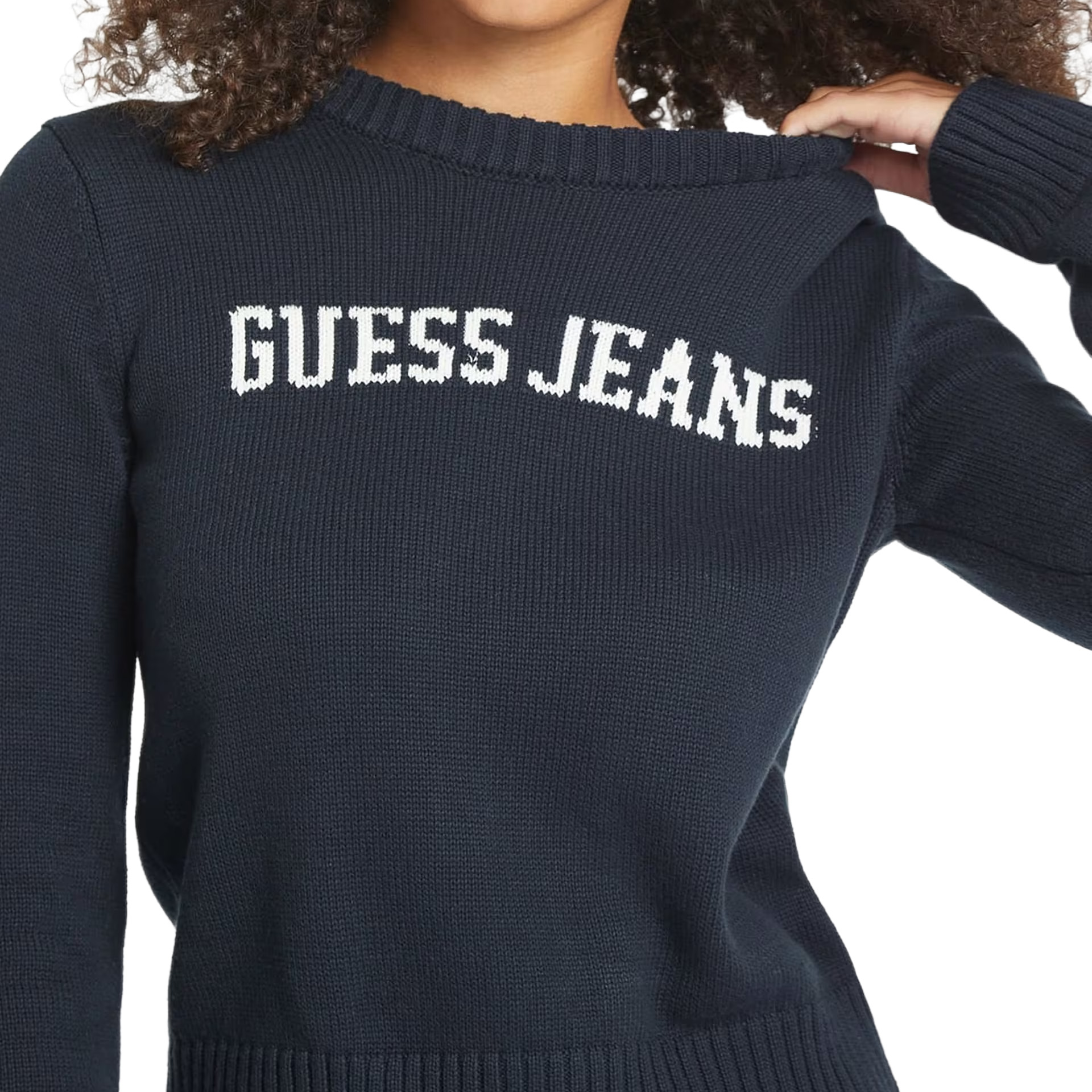 Guess Camisola Cn Gue J Intarsia Daring Ocean