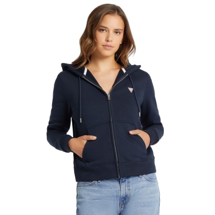 Guess Sweat Zip Reg Mini Tri Daring Ocean Guess Sweat Zip Reg Mini Tri Daring Ocean
