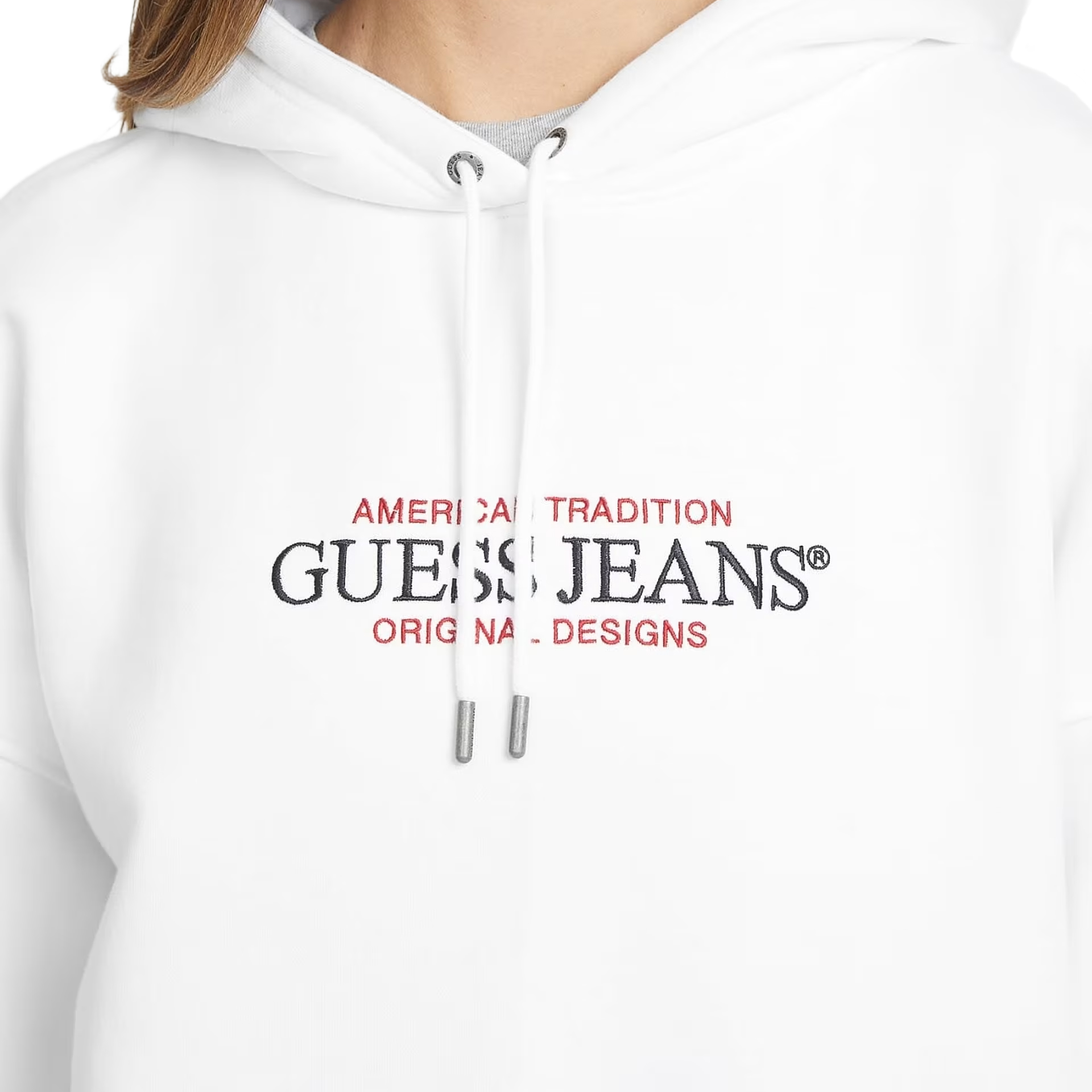 Guess Sweat Os American Tr Pure White