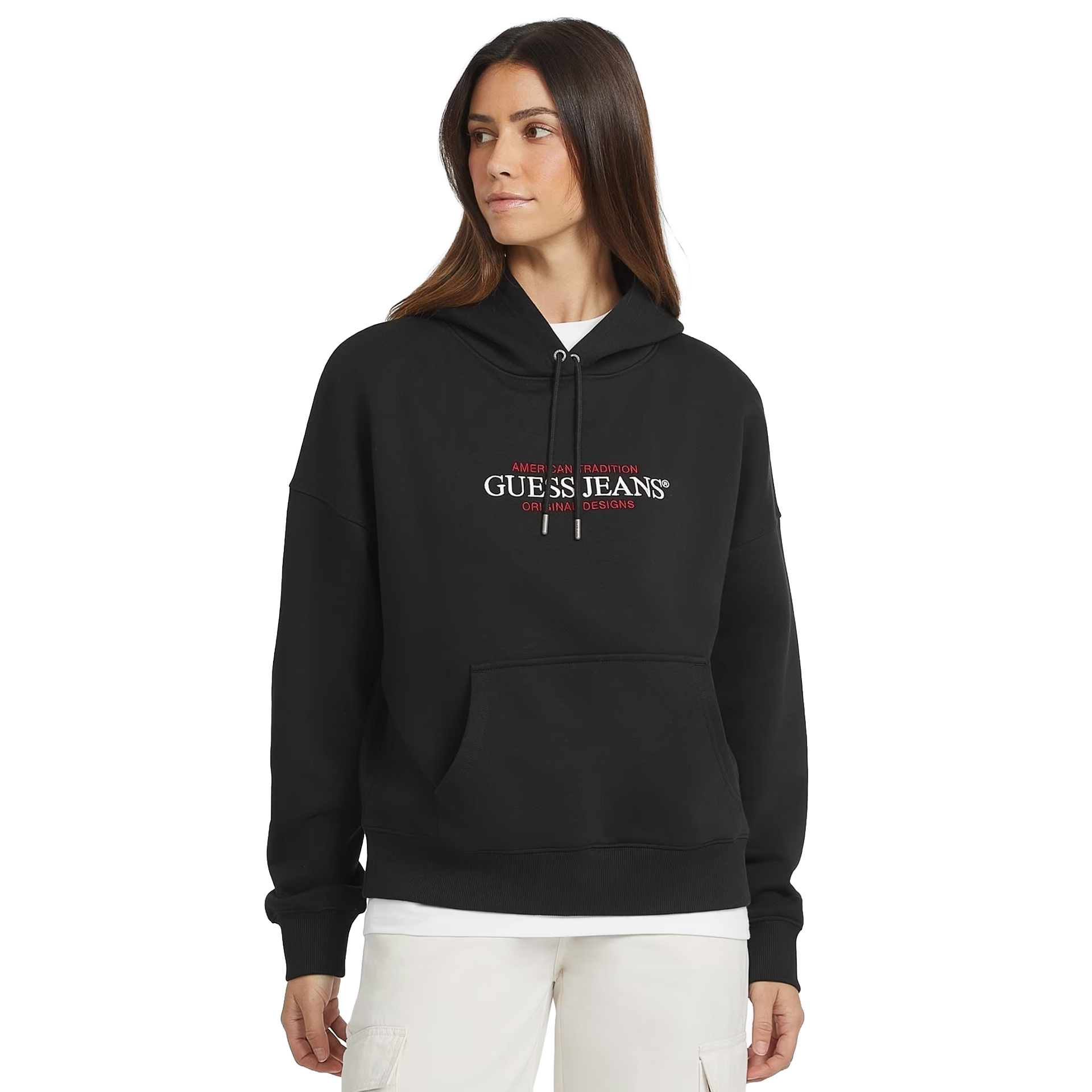 Guess Sweat Os American Tr Jet Black A996