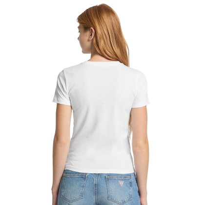 Guess T-shirt Slim Pkt Pure White Guess T-shirt Slim Pkt Pure White
