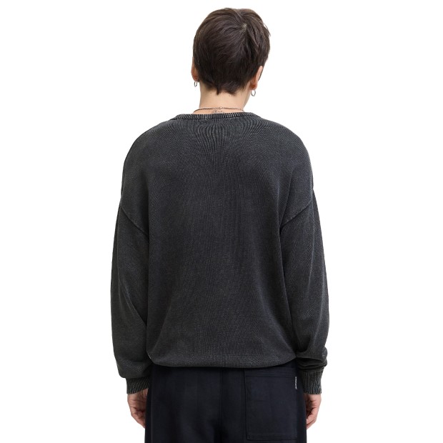 Jack & Jones Camisola Jjecharge Faded Knit Crew Neck Sn Black