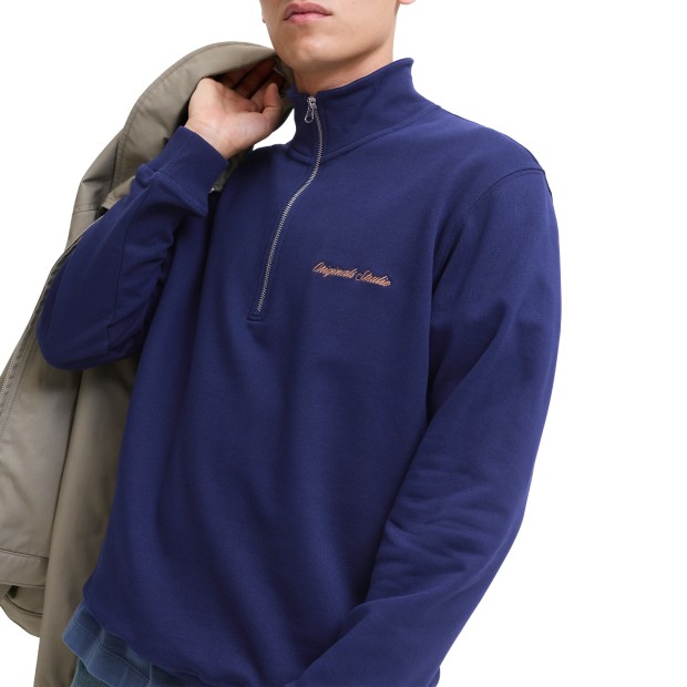 Jack & Jones Sweat Jornorrebro Emb Ocean Cavern