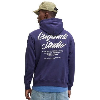 Jack & Jones Sweat Jornorrebro Typo Back Sn Ocean Cavern