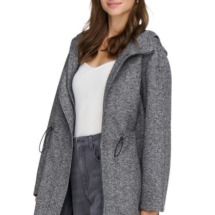 Only  Casaco Sedona Light Hood Otw Dark Grey Melange