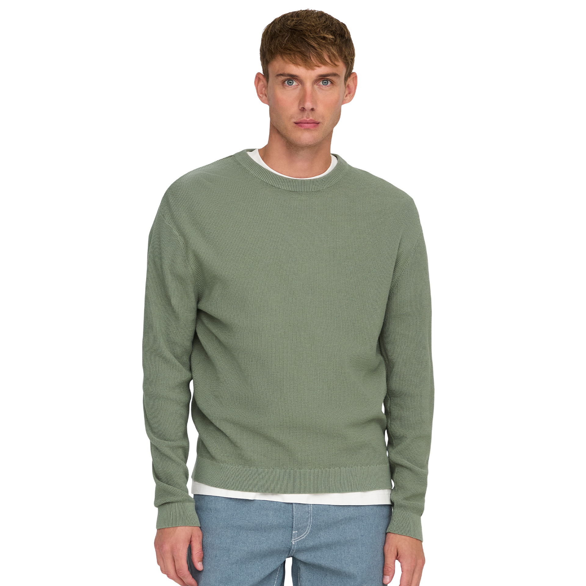 Only&Sons Camisola Tony Ds 12 Waffle Knit Wrough