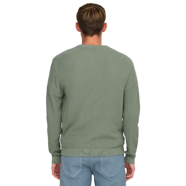 Only&Sons  Camisola Tony Ds 12  Waffle Knit  Wrough