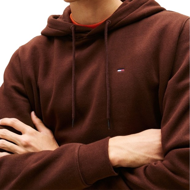 Tommy Hilfiger Sweat Reg S Flag Rich Brown