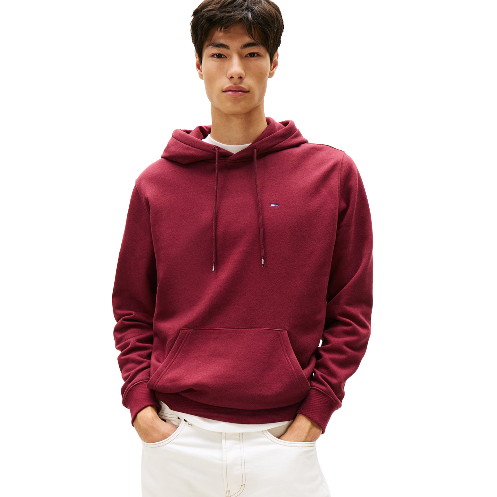 Tommy Hilfiger Sweat Reg S Flag Red Wine