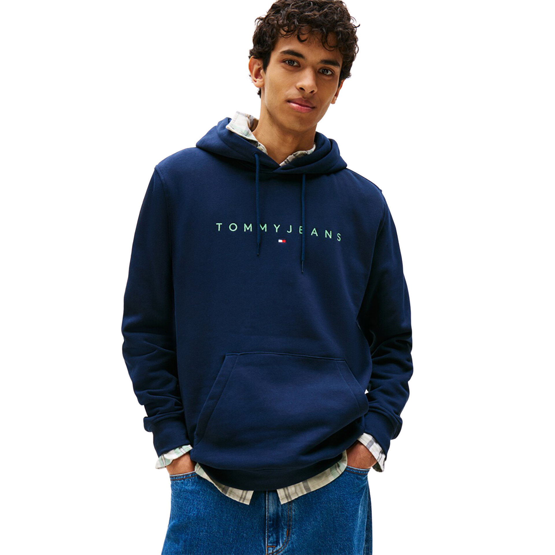 Tommy Hilfiger Sweat Reg Linear Logo Dark Night Navy Multi