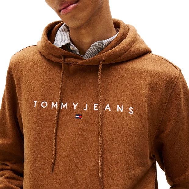 Tommy Hilfiger Sweat Reg Linear Logo Pecan Nut Multi