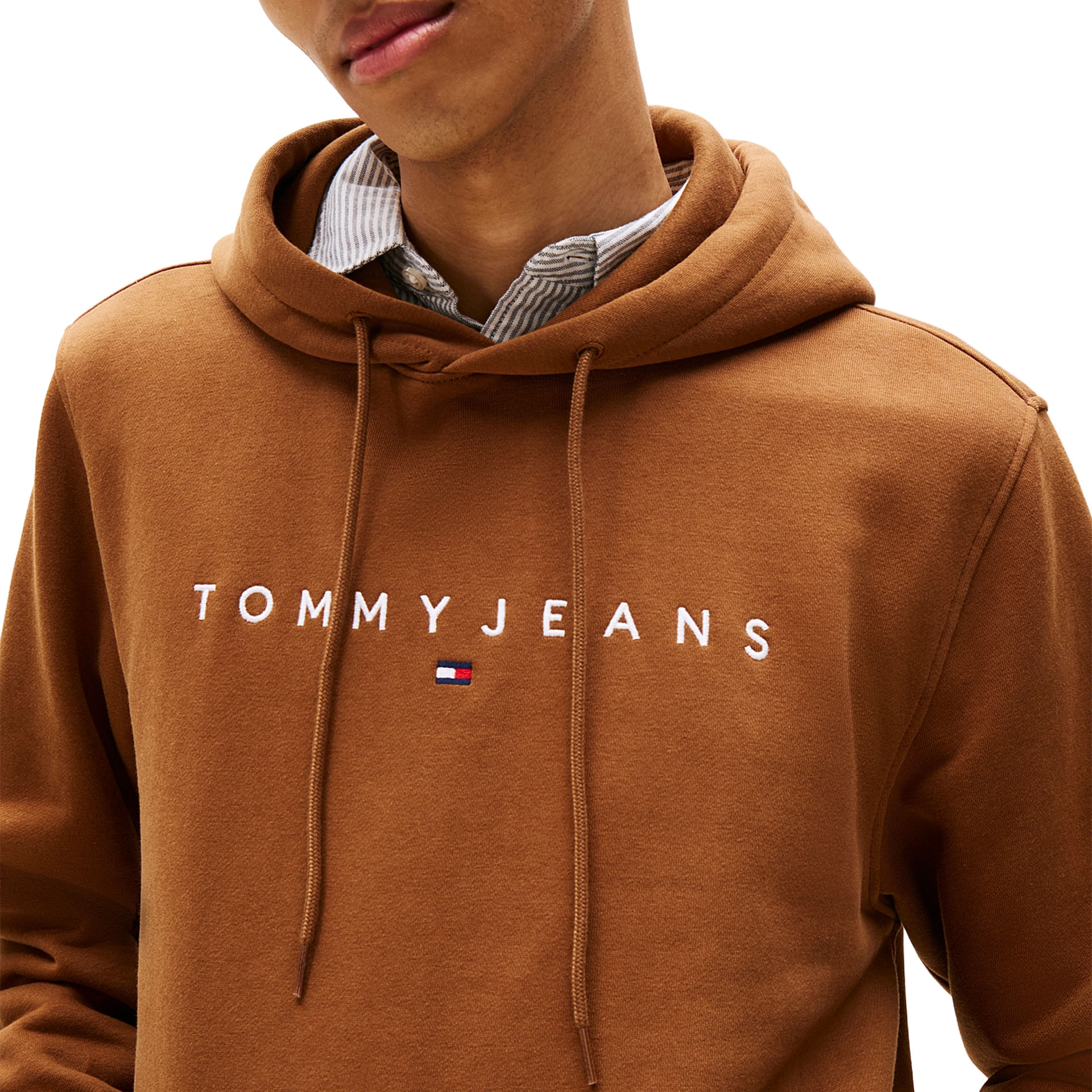 Tommy Hilfiger Sweat Reg Linear Logo Pecan Nut Multi