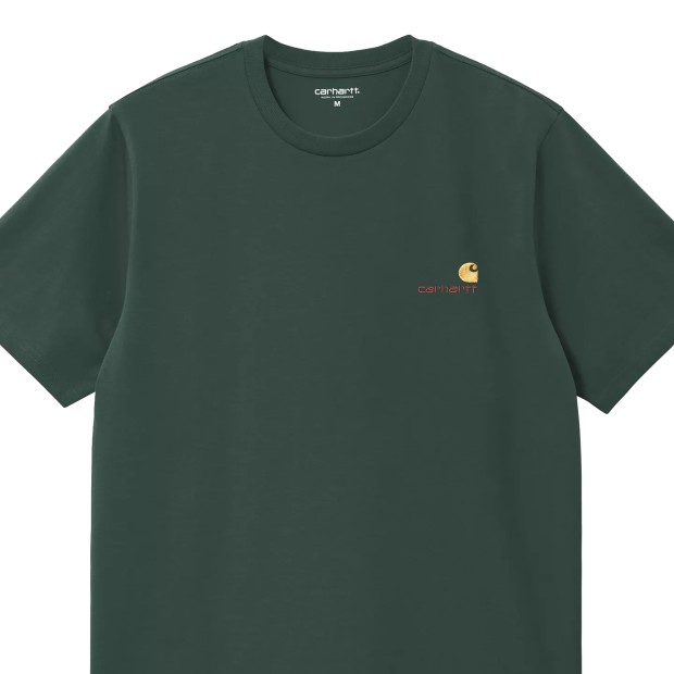 Carhartt Wip T-shirt American Script Kale Green