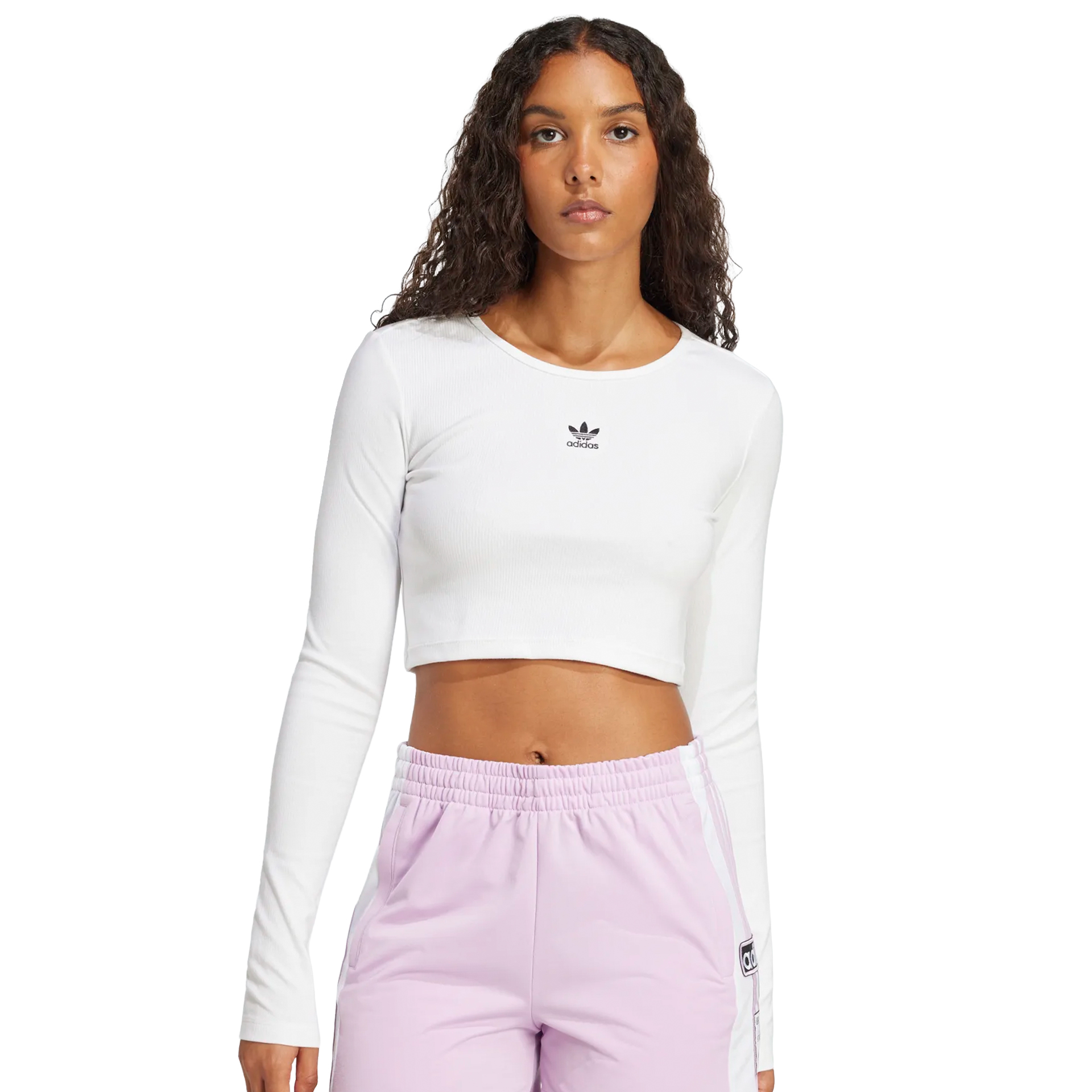 adidas Originals Longsleeve Essentials Crop White