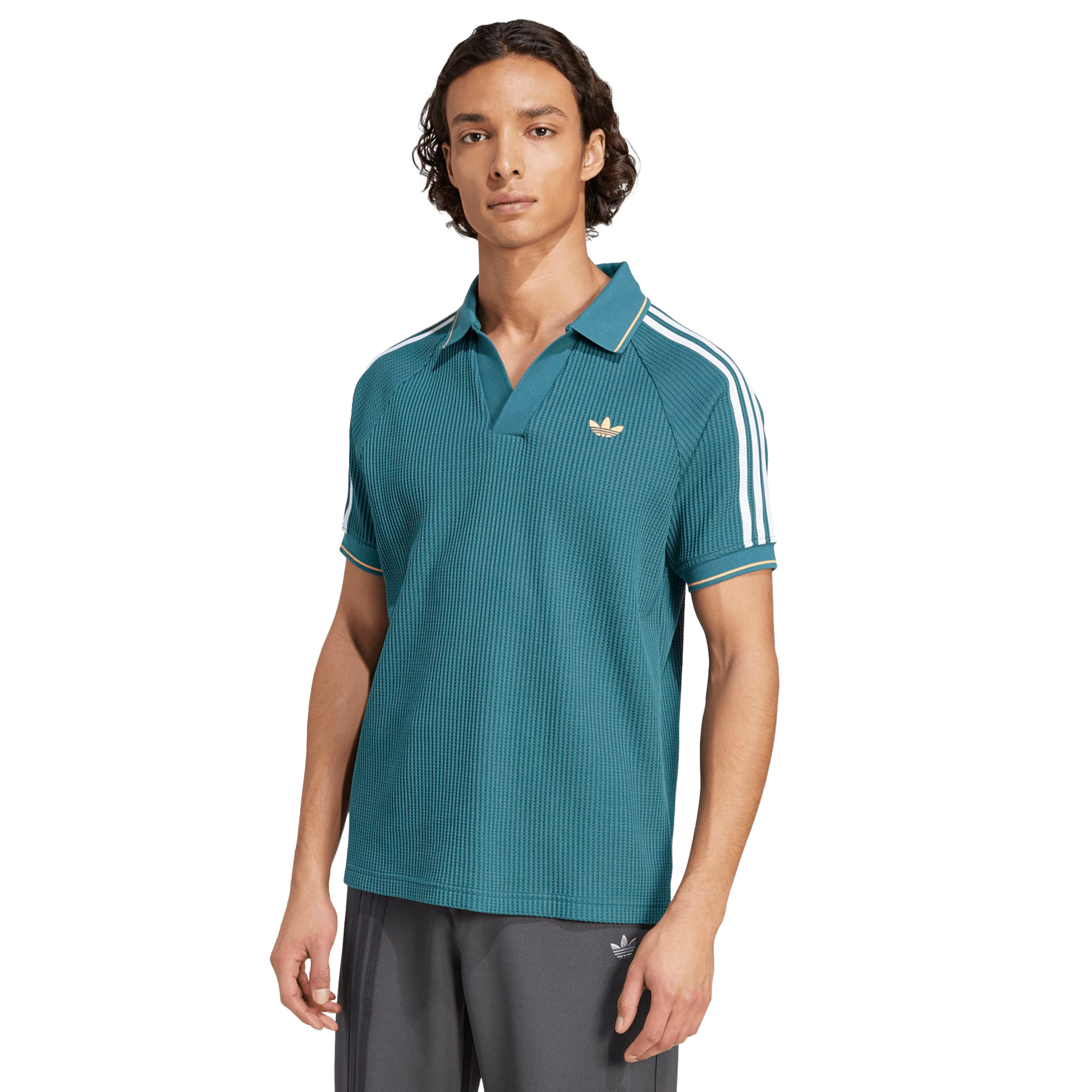 adidas Originals Polo Em Malha Green