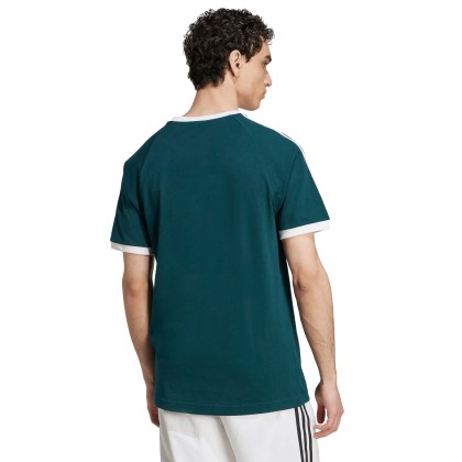 adidas Originals T-Shirt 3-Stripes Adicolor Classics Aurora Ivy / White