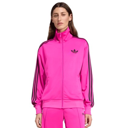 adidas Originals Casaco Firebird Adicolor Semi Lucid Fuchsia / Black