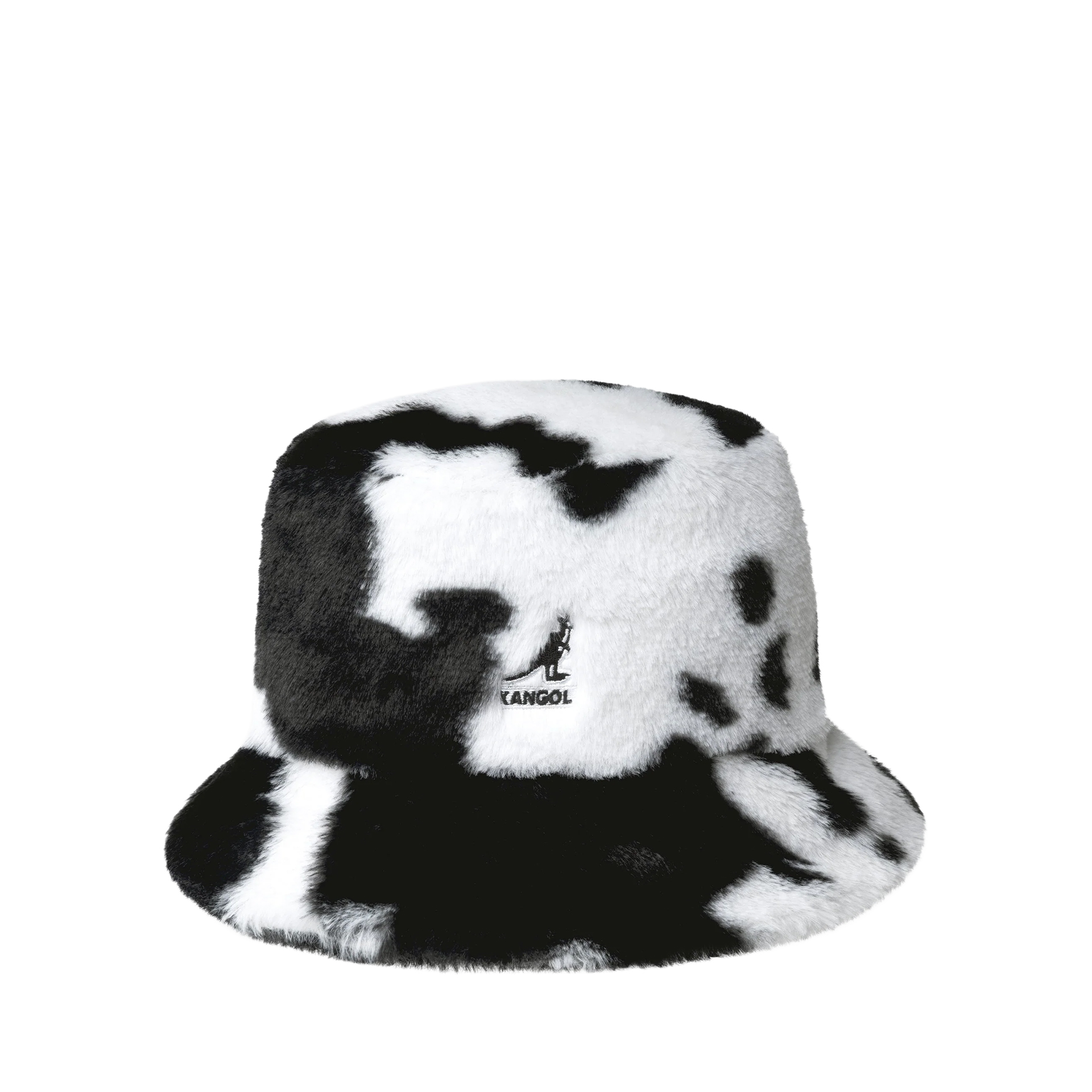 KANGOL Faux Fur Bucket Spotted Cow