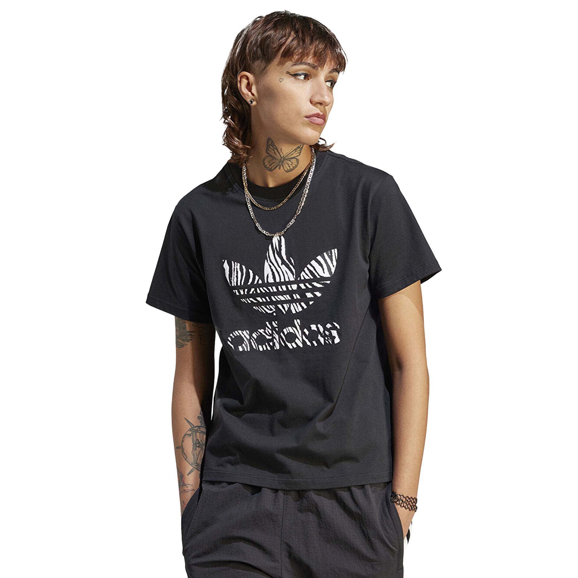 Adidas Tshirt Animal Tee A Black