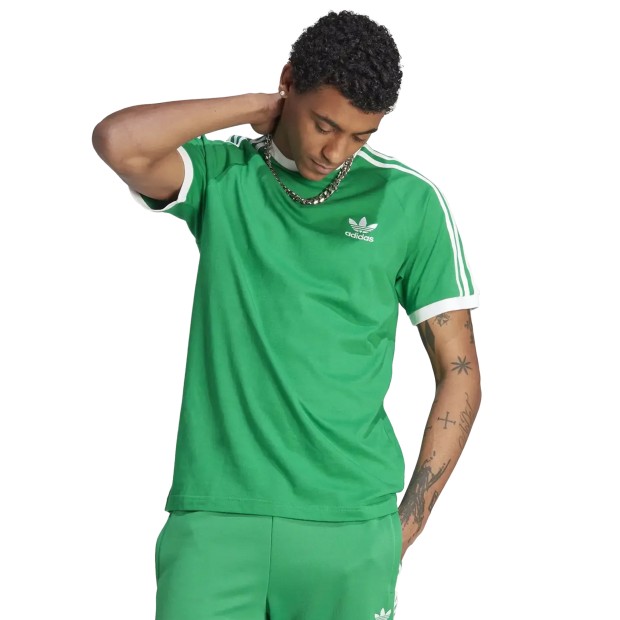 Adidas 3-stripes Tee       Verde