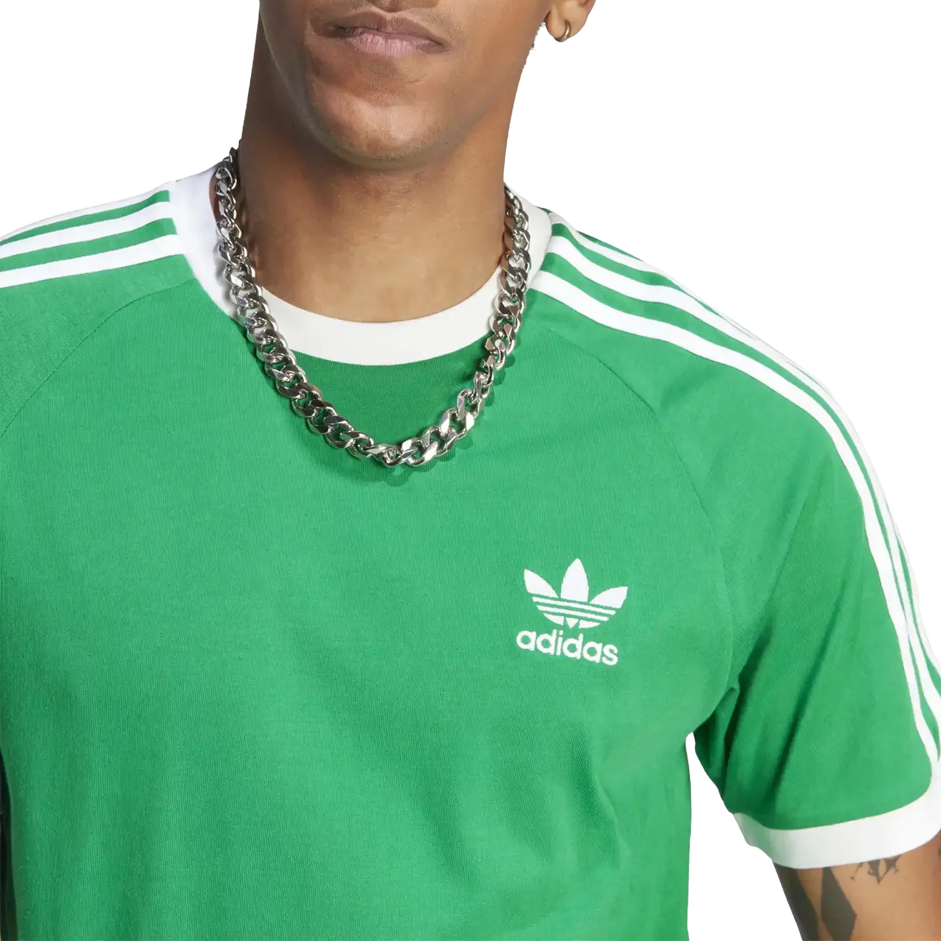 Adidas 3-stripes Tee Verde