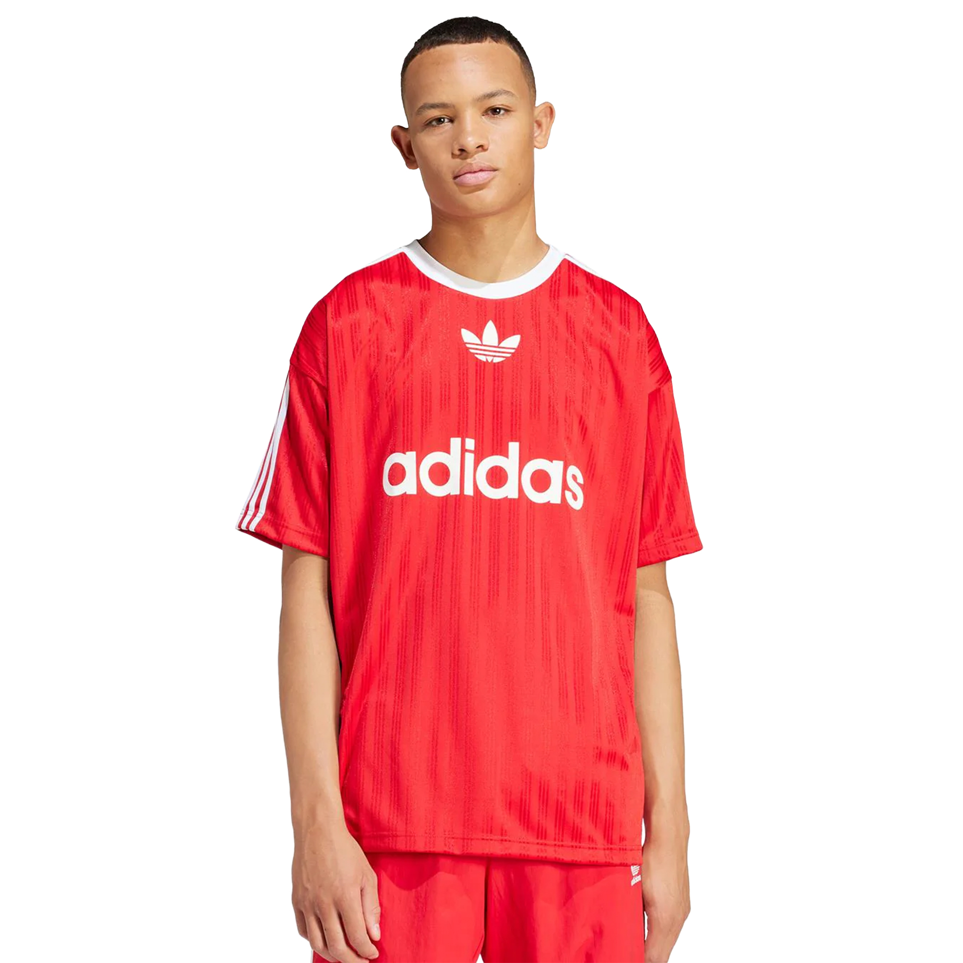 adidas Originals T-Shirt Adicolor Poly T Better Scarlet / White