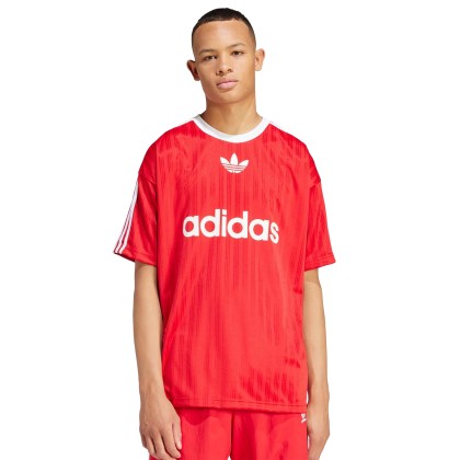 adidas Originals T-Shirt Adicolor Poly T Better Scarlet / White