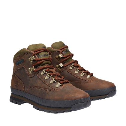 Timberland Euro Hiker Mid Lace Up Boot Brown