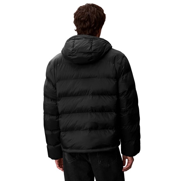 Calvin Klein Casaco Nylon Monogram Puffer Jkt Black