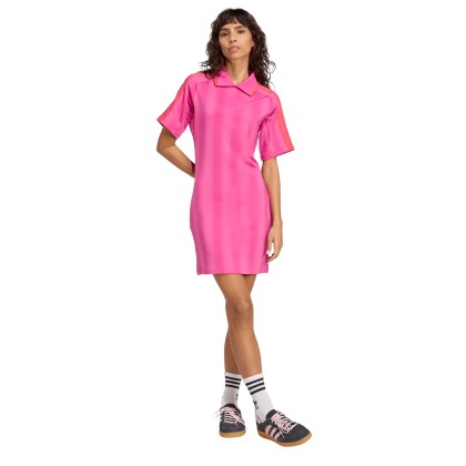 adidas Originals Vestido Football Inspired Semi Lucid Fuchsia
