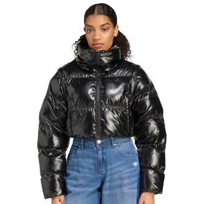 adidas Originals Casaco Puffer Brilhante 2 Em 1 Black