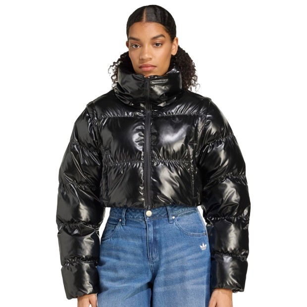 adidas Originals Casaco Puffer Brilhante 2 Em 1 Black