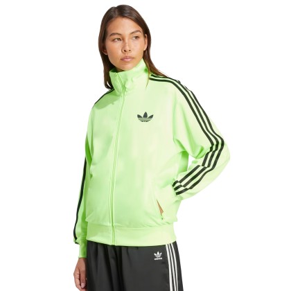 adidas Originals Casaco Firebird Adicolor Signal Green / Black