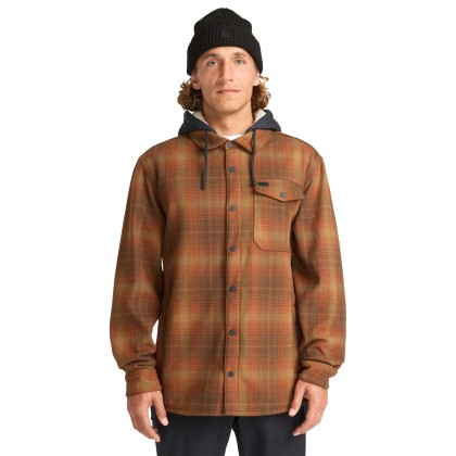 Billabong Camisa Polar Furnace Bonded Flannel Dark Cedar