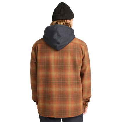 Billabong Camisa Polar Furnace Bonded Flannel Dark Cedar