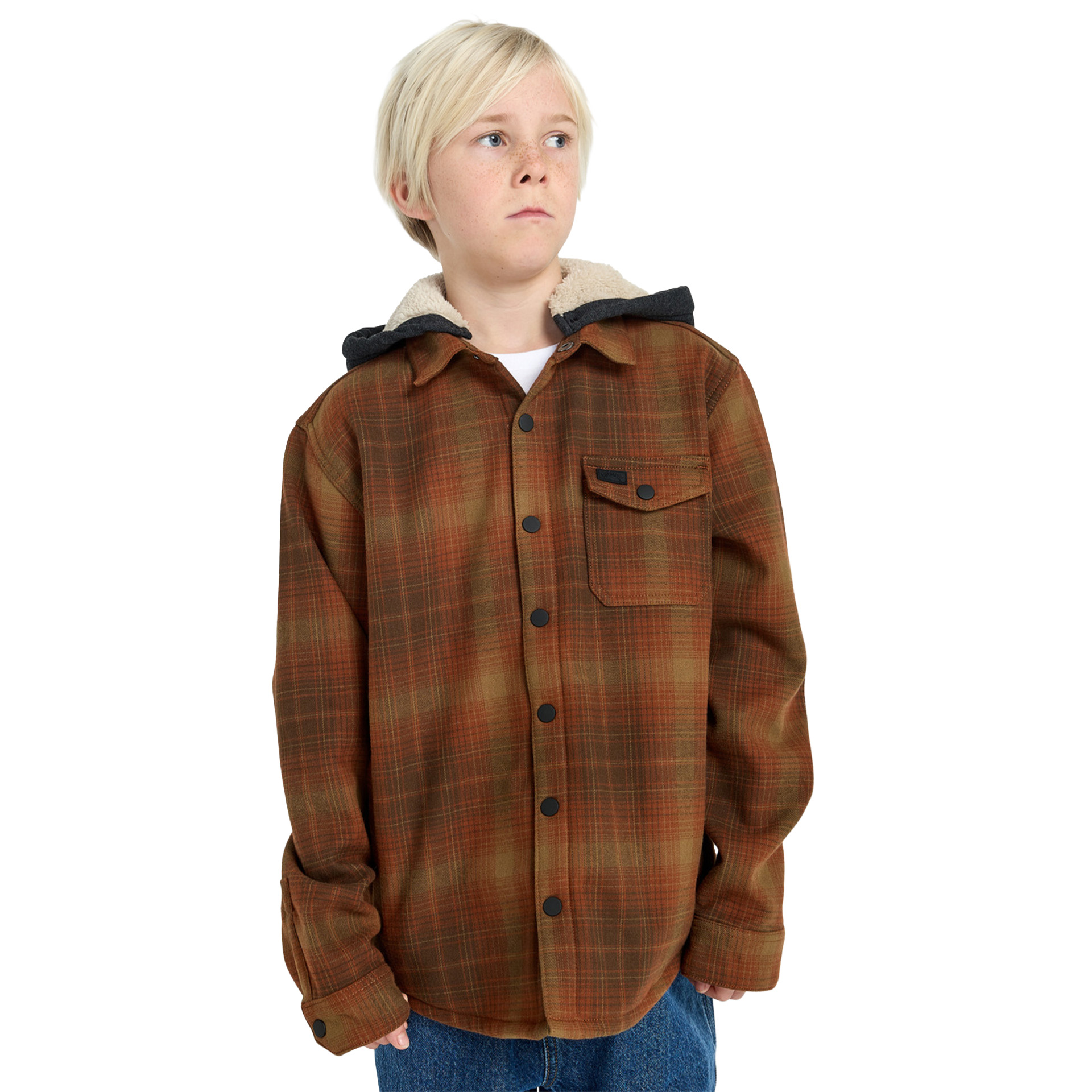 Billabong Camisa Polar Furnace Bonded Dark Cedar