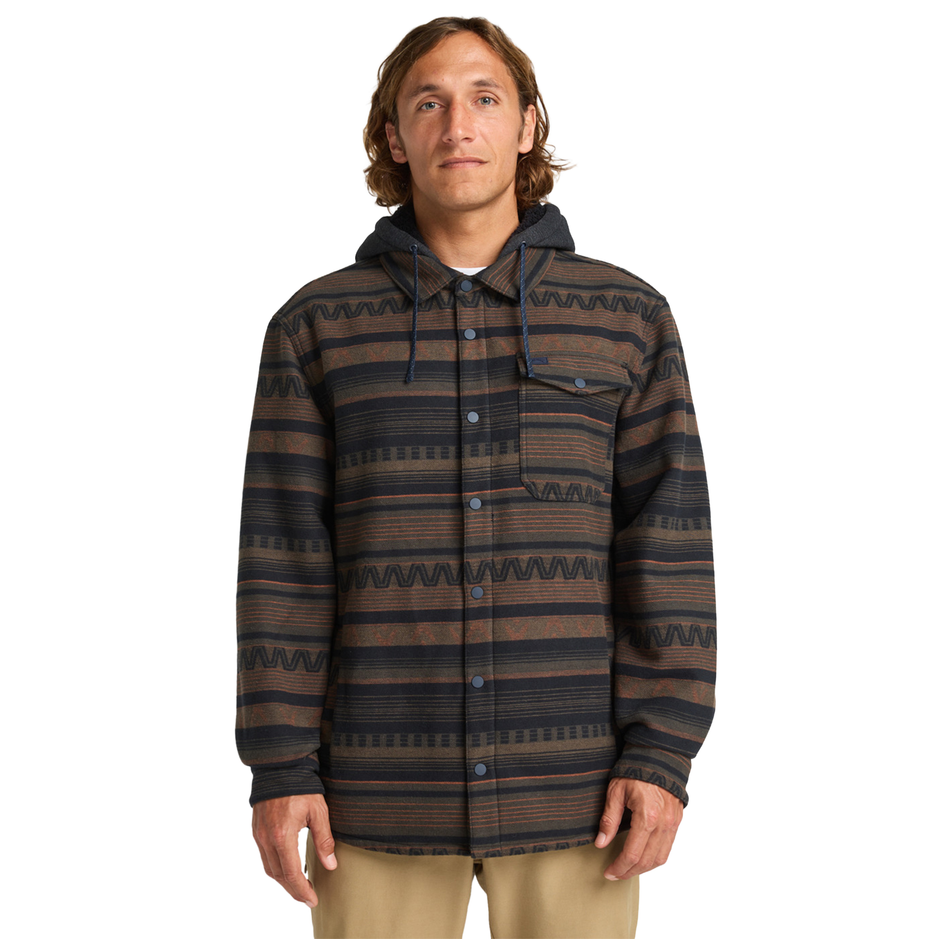 Billabong Camisa Polar Furnace Bonded Flannel Black