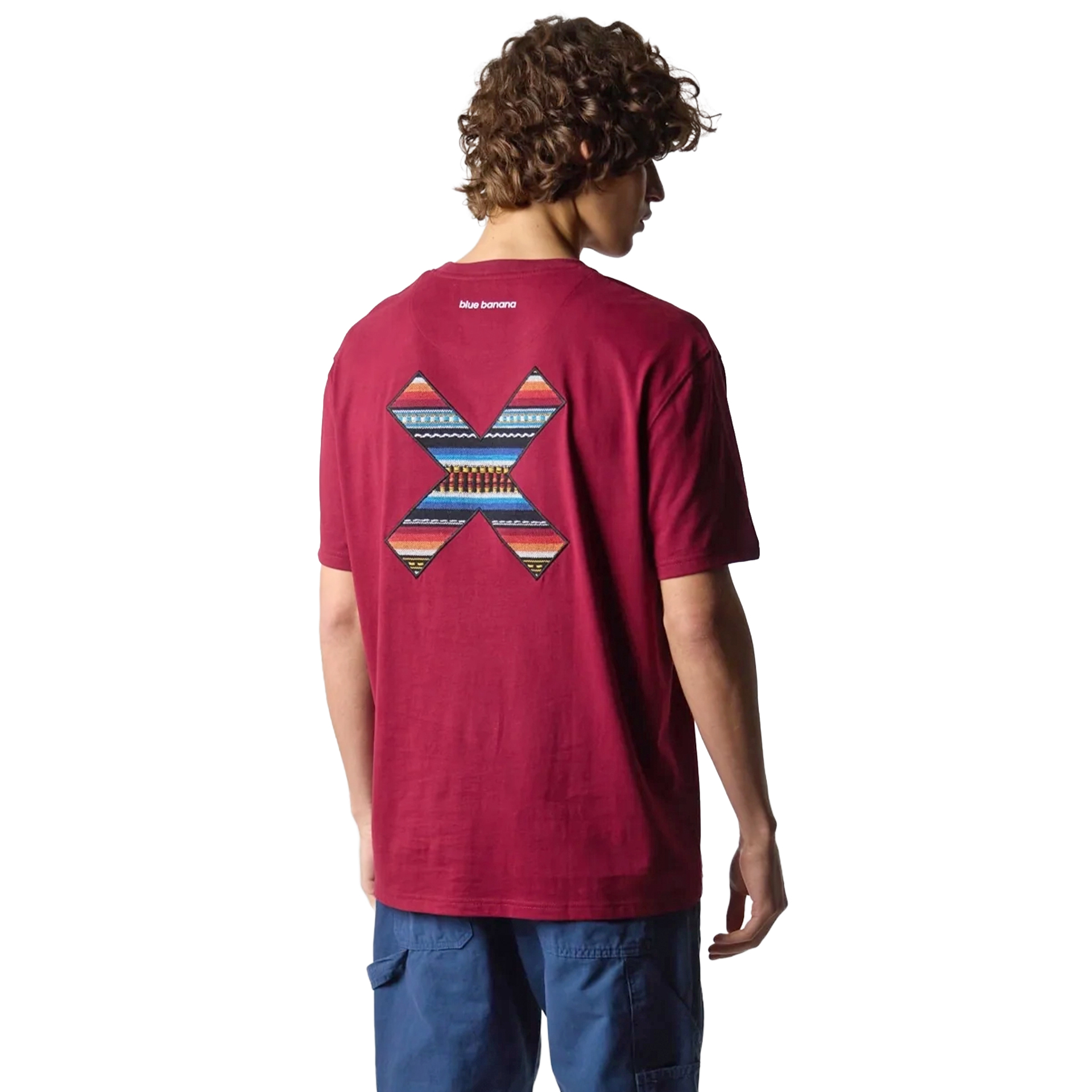 Blue Banana T-shirt Burgundy Classic