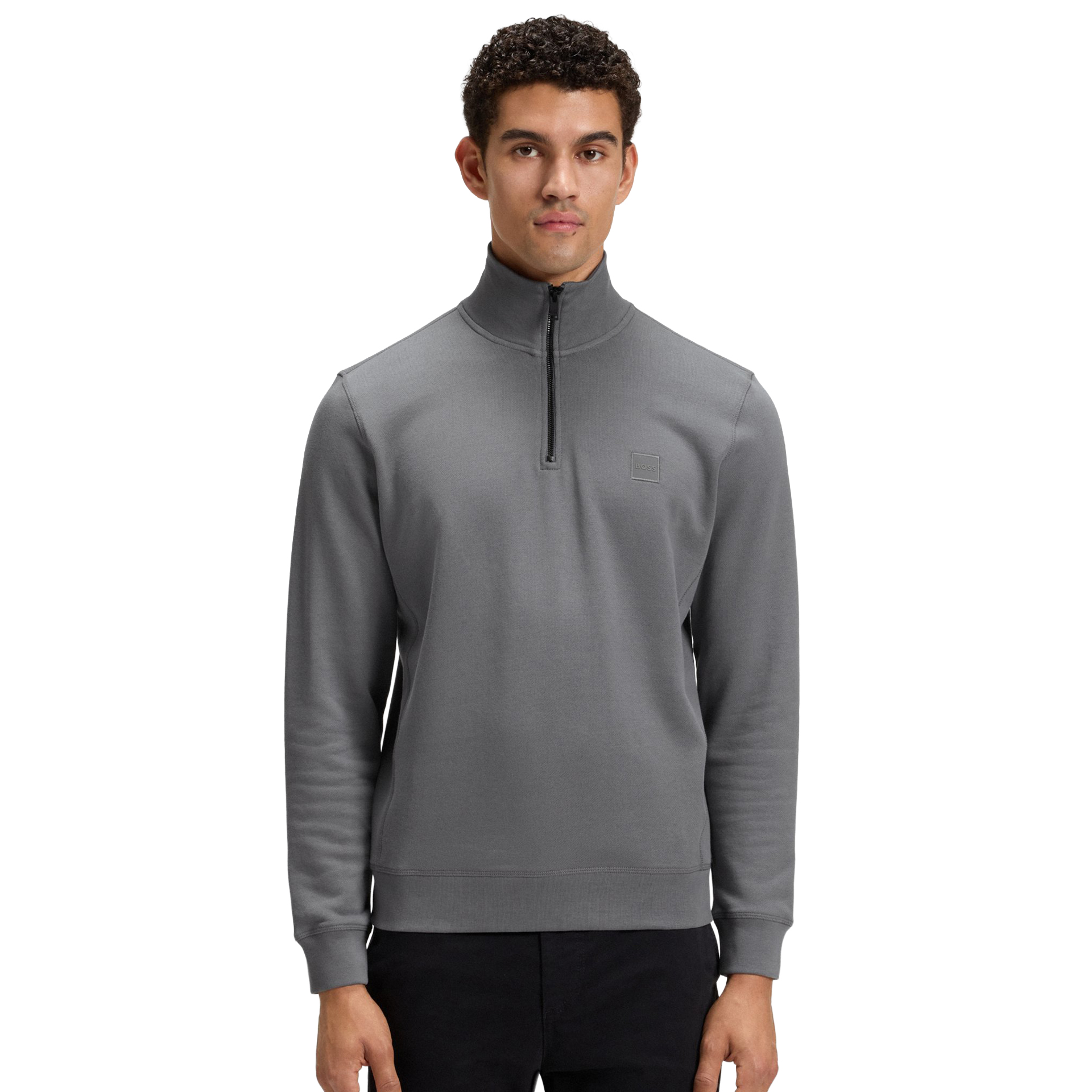 BOSS Sweat Zetrust Open Grey