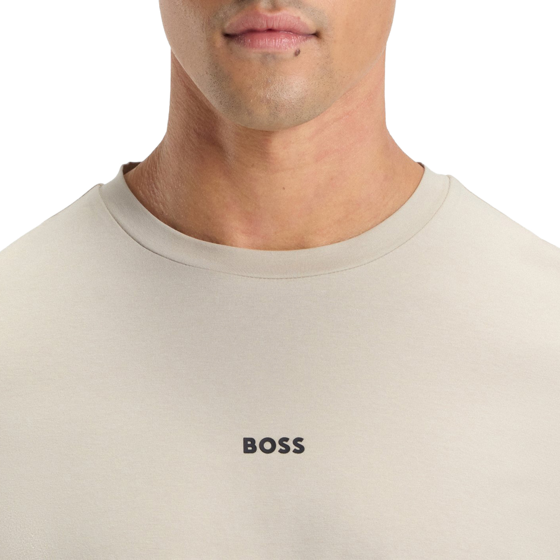 BOSS T-shirt Tchup Light Beige