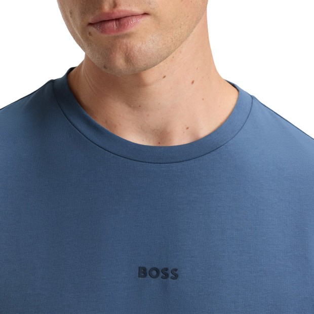 BOSS T-shirt Tchup Open Blue