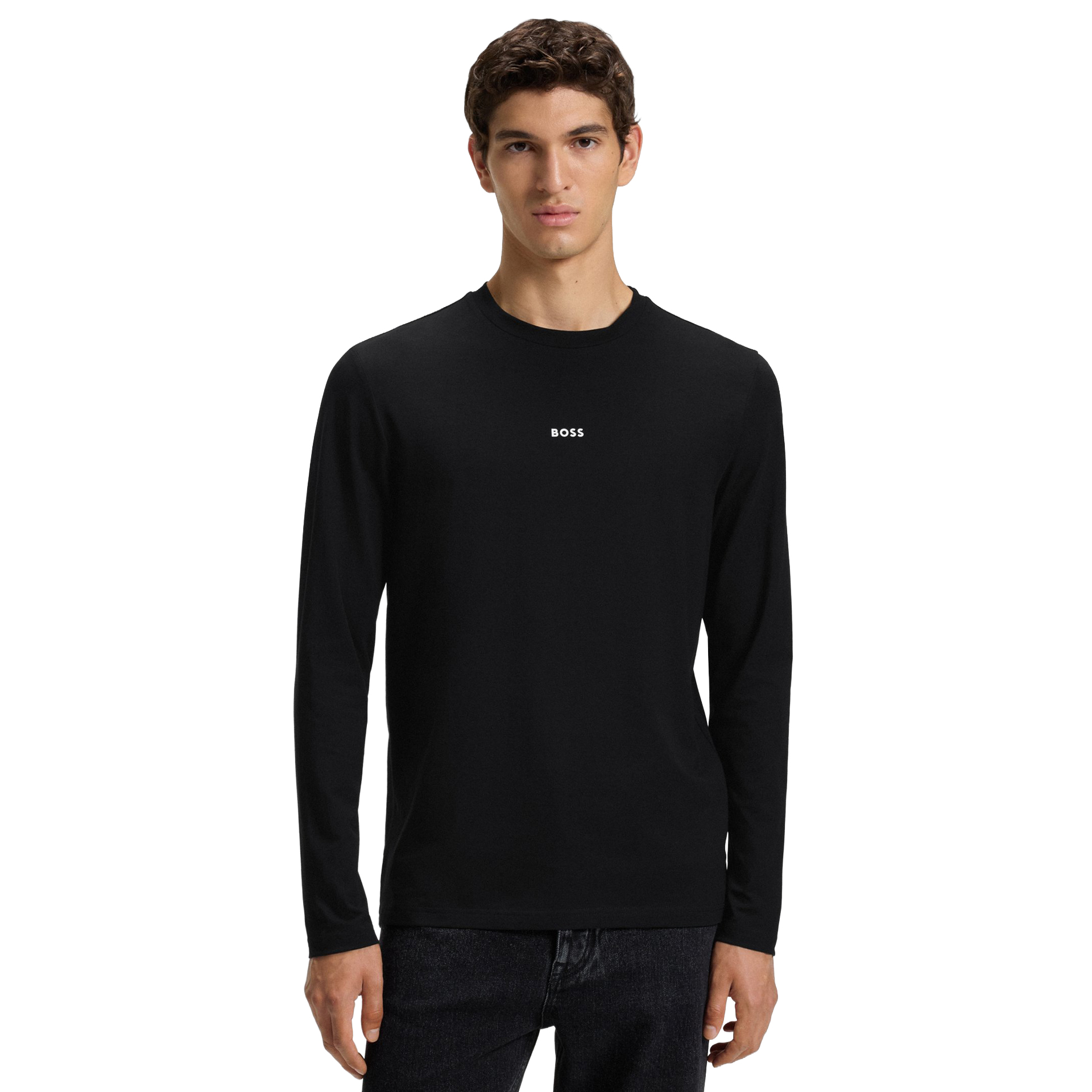 BOSS Longsleeve Tchark Black