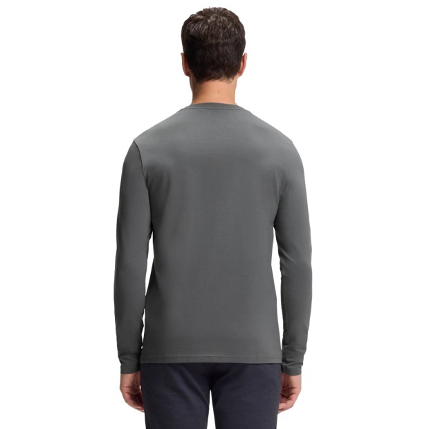 BOSS Longsleeve Tchark Open Grey