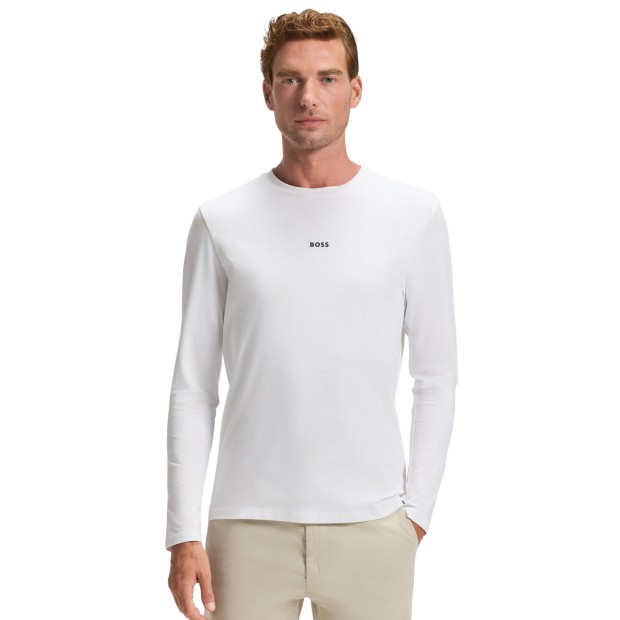 BOSS Longsleeve Tchark White