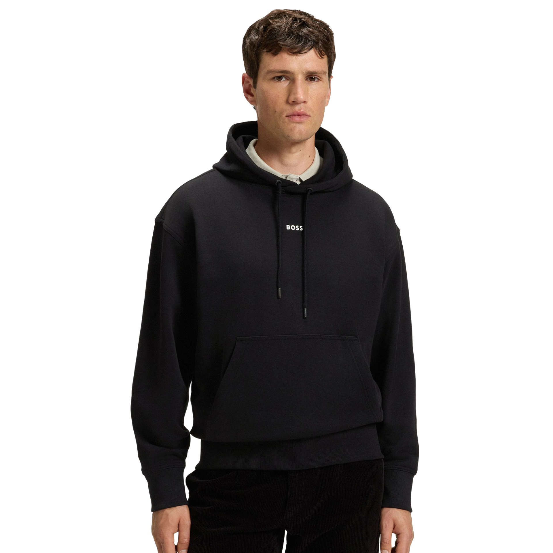 BOSS Sweat Wesmallhood Black