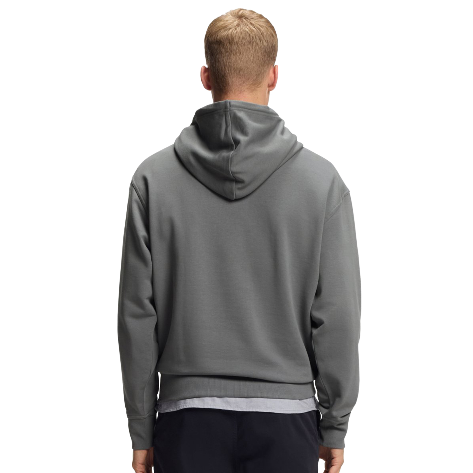 BOSS Sweat Wesmallhood Open Grey