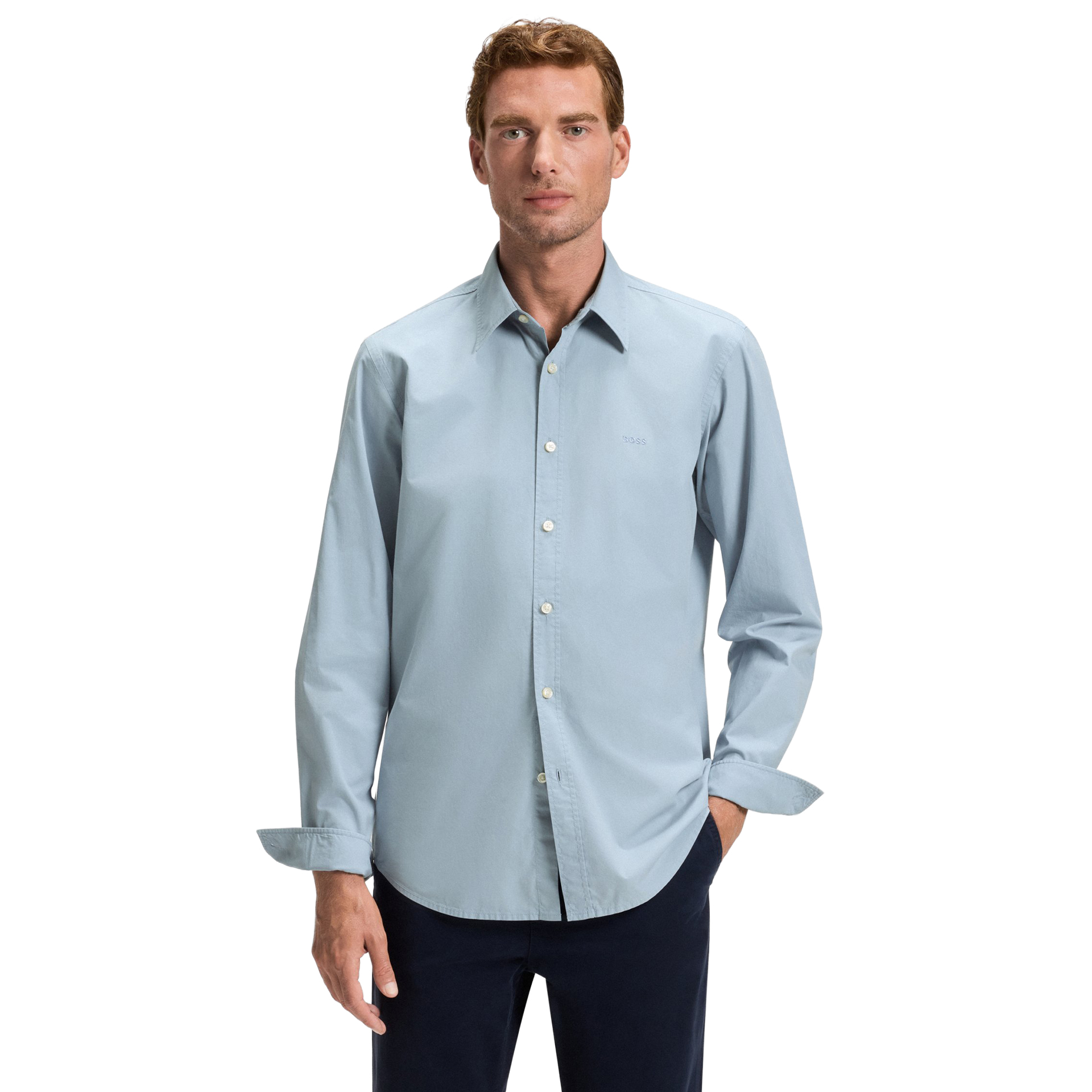 BOSS Camisa Relegant Light/pastel Blue