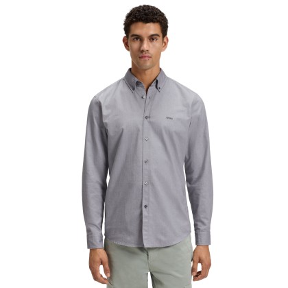 BOSS Camisa Rickert M Open Grey